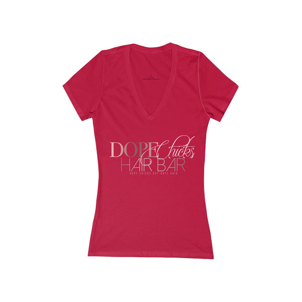 Dope Chicks Deep V-Neck Tee