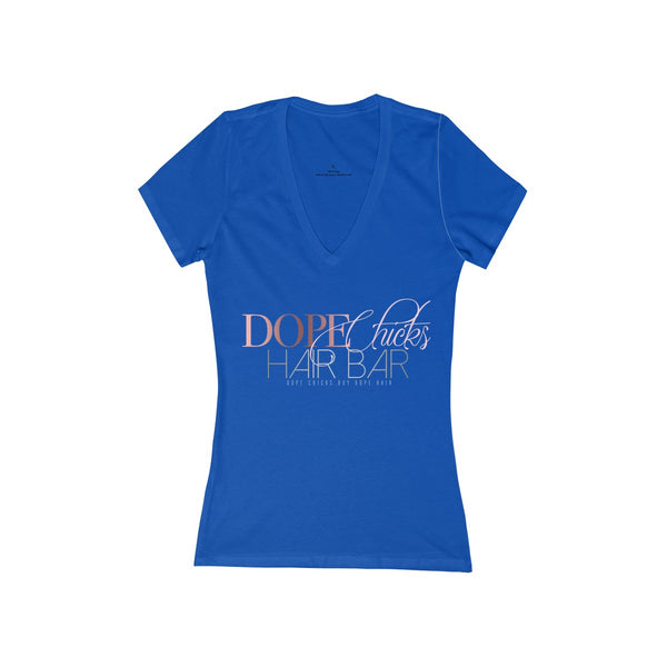 Dope Chicks Deep V-Neck Tee