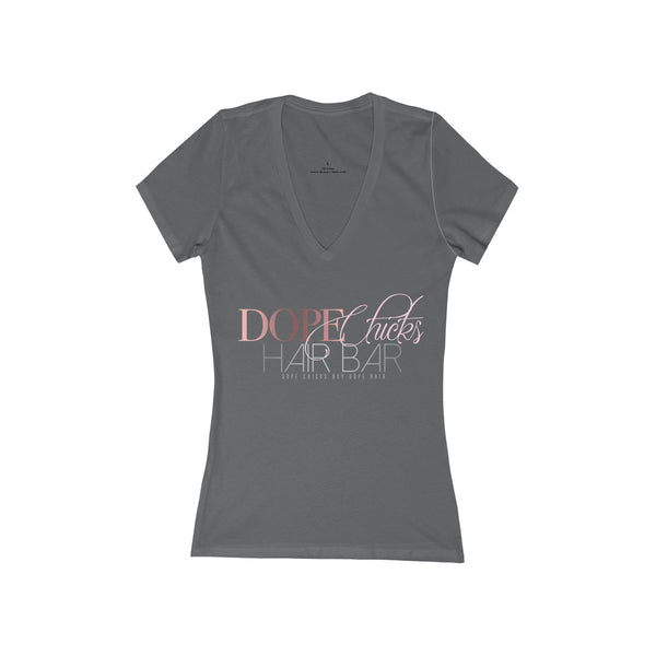 Dope Chicks Deep V-Neck Tee