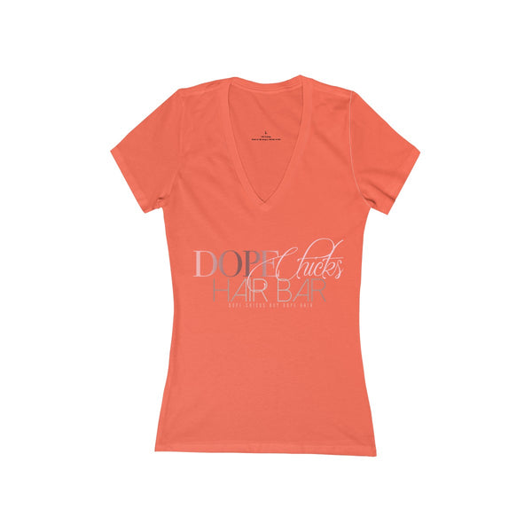 Dope Chicks Deep V-Neck Tee