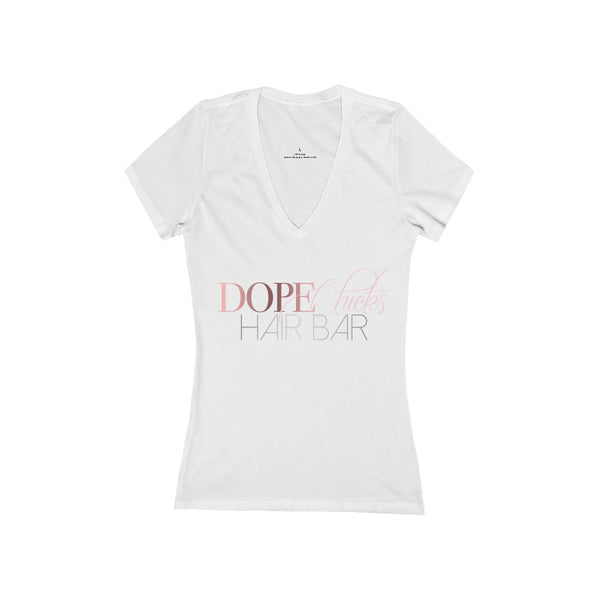 Dope Chicks Deep V-Neck Tee