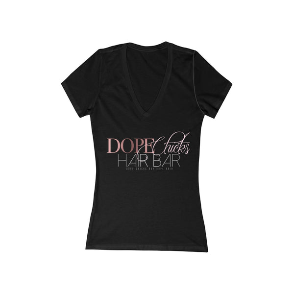 Dope Chicks Deep V-Neck Tee
