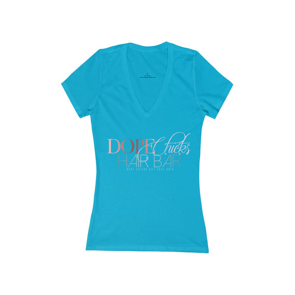 Dope Chicks Deep V-Neck Tee