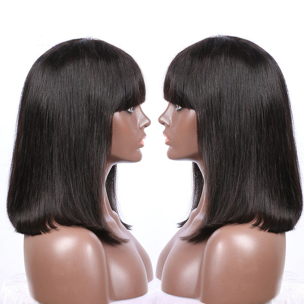 Straight Short Bob Lace Front