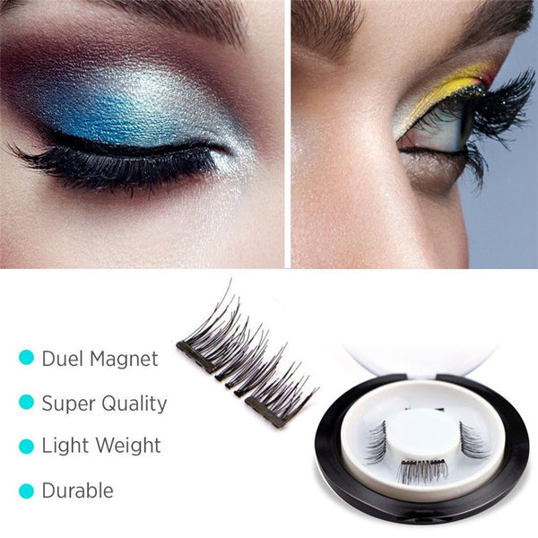 Makeup 4pcs (1 Pair) Magnetic Eye Lashes