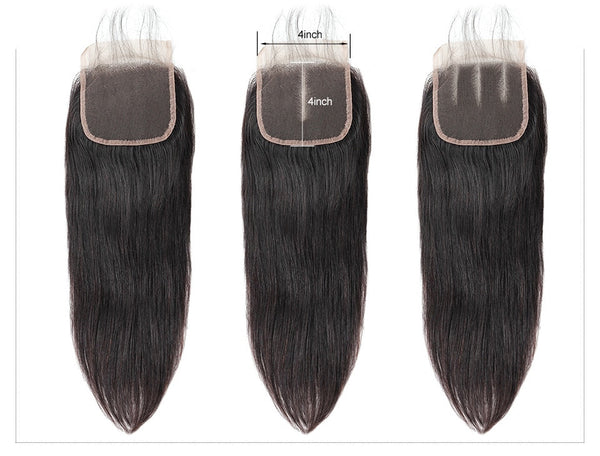 Malaysian Hair Bundles with Closure