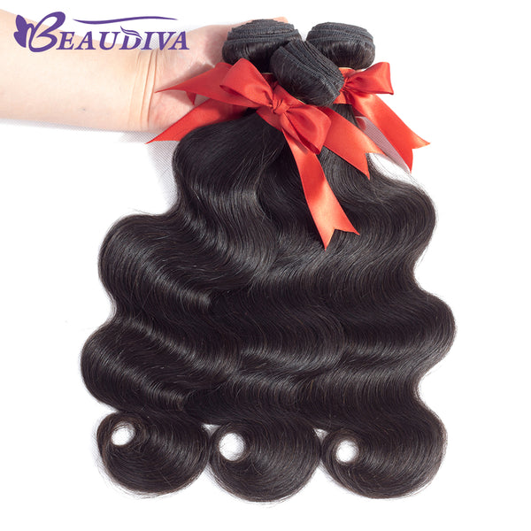 Brazilian Hair Body Wave 3 Bundles With Closure