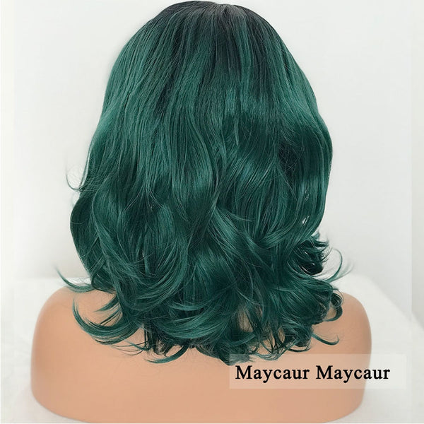 Green Synthetic Lace