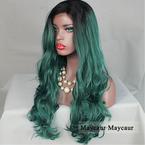 Green Synthetic Lace