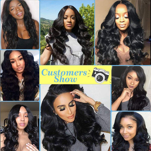 Brazilian Body Wave 3 Bundles with Closure