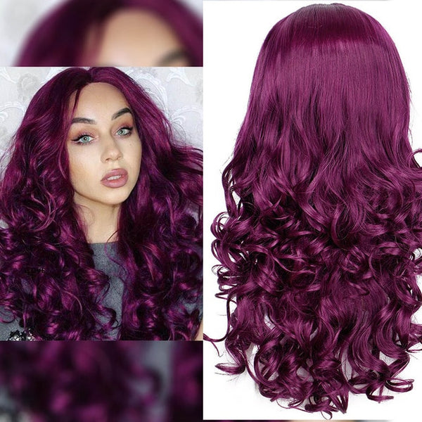 Purple Lace Wig
