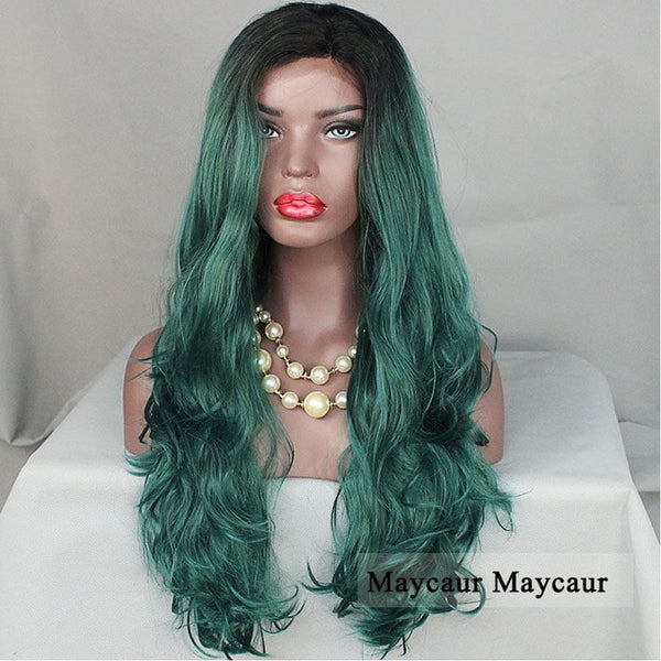 Green Synthetic Lace