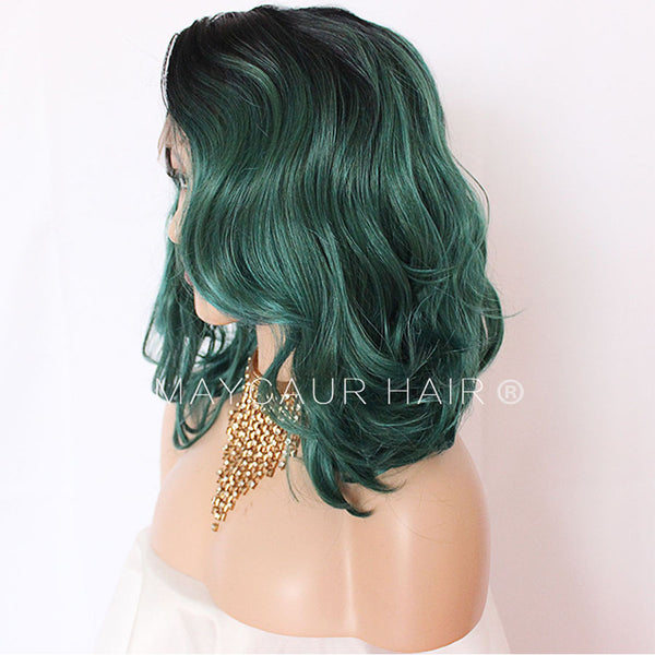 Green Synthetic Lace