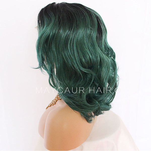 Green Synthetic Lace
